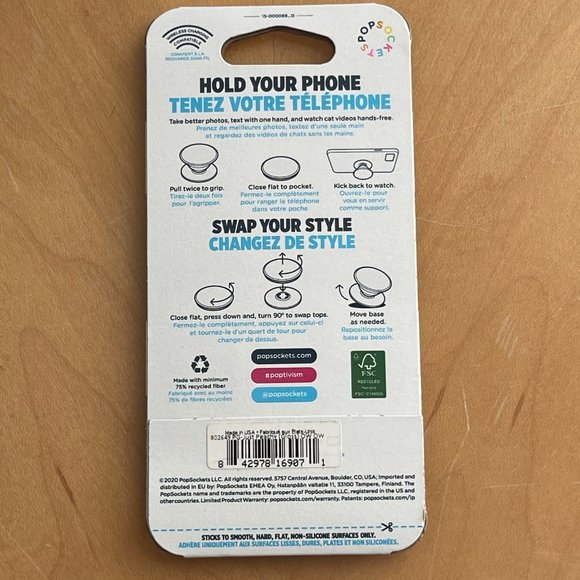 Brand New Just Peachy Gloss Popsockets Summertime Pop Grip - Picture 3 of 5